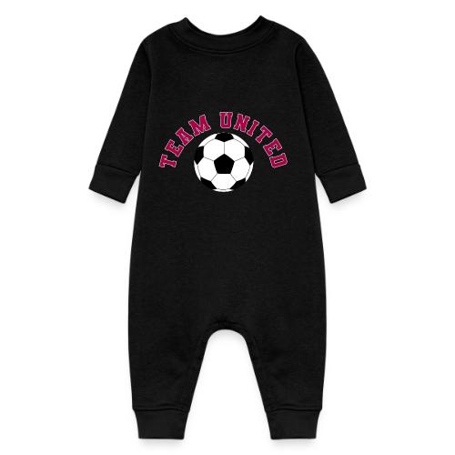 Team United Soccer Ball Sports Design - Baby Fleece One Piece