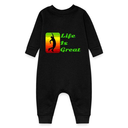 Life Is Great - Baby Fleece One Piece