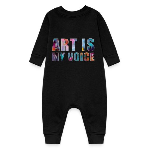 Art Is My Voice - Baby Fleece One Piece