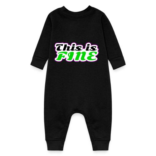 This Is Fine Balance - Baby Fleece One Piece