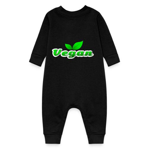 Pure Vegan Leaves - Baby Fleece One Piece