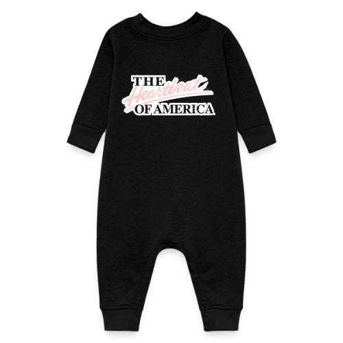 The Heartbeat of America - Baby Fleece One Piece