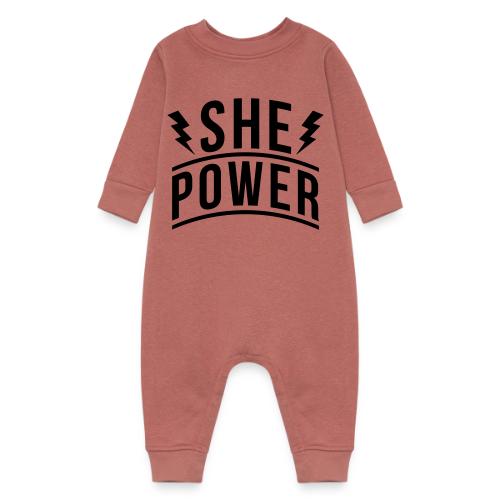 She Power - Baby Fleece One Piece