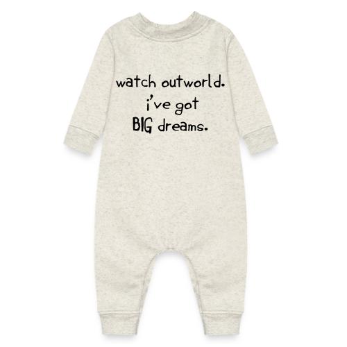watch out world - Baby Fleece One Piece