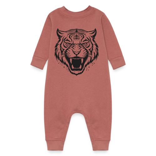 Wild Tiger Fashion, the fury of the feline tiger. - Baby Fleece One Piece