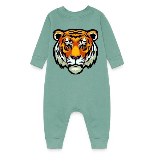 Tiger Fashion Feline Animal, Tiger Willing Success - Baby Fleece One Piece