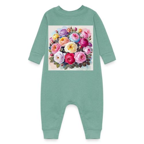 beautiful flowers floral design, wellness, nature - Baby Fleece One Piece
