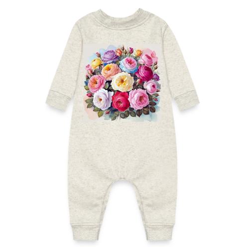 beautiful flowers floral design, wellness, nature - Baby Fleece One Piece