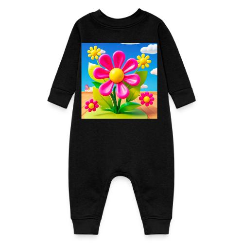Pink Floral Peace | Sky & Nature Design - Baby Fleece One Piece