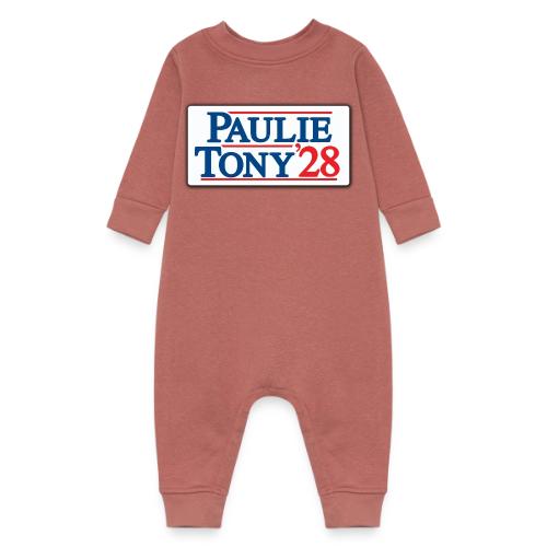 Paulie and Tony for Co-President 2028 - Baby Fleece One Piece
