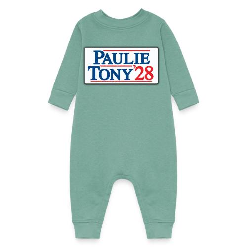 Paulie and Tony for Co-President 2028 - Baby Fleece One Piece