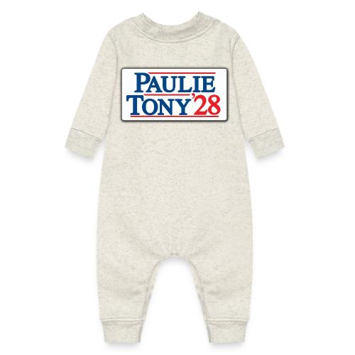 Paulie and Tony for Co-President 2028 - Baby Fleece One Piece