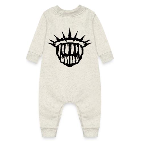 Teeth Of The Divine Sigil BLACK - Baby Fleece One Piece
