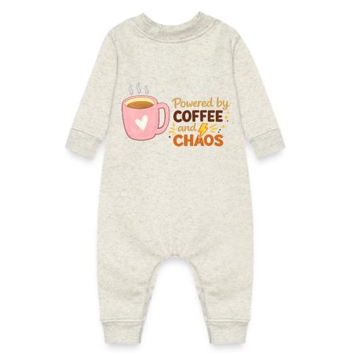 Powered by Coffee and Chaos - Baby Fleece One Piece