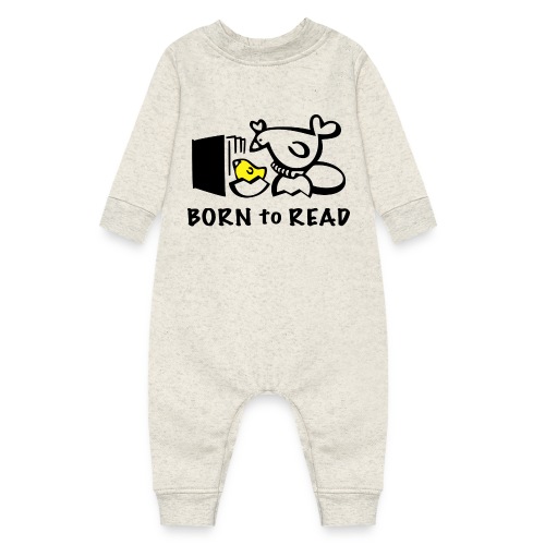 Born to Read Chick - Baby Fleece One Piece