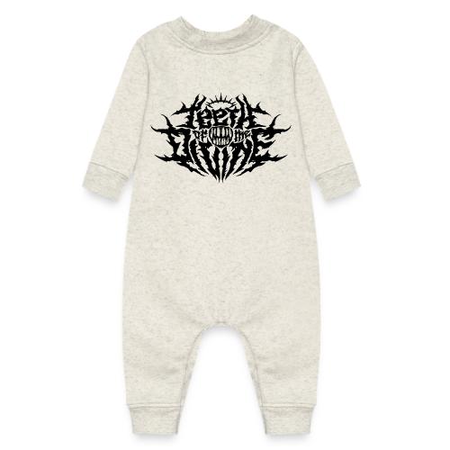 Teeth Of The Divine Logo BLACK - Baby Fleece One Piece