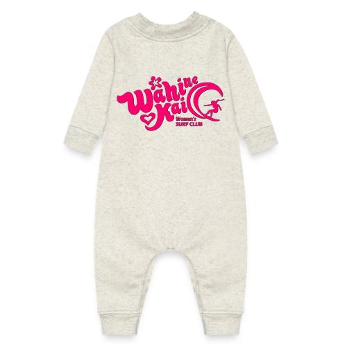 Wahine Kai Logo pink - Baby Fleece One Piece