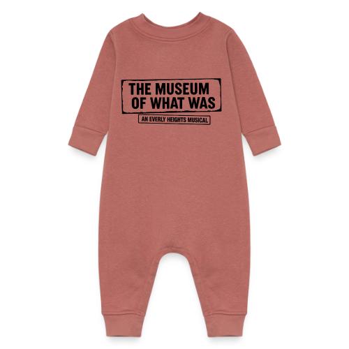 Museum of What Was Logo (Black) - Baby Fleece One Piece