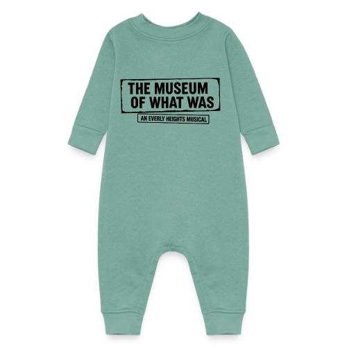 Museum of What Was Logo (Black) - Baby Fleece One Piece