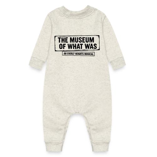 Museum of What Was Logo (Black) - Baby Fleece One Piece
