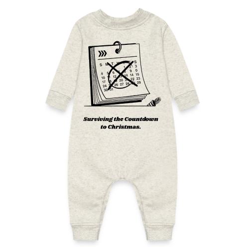 Countdown to Christmas T-Shirt - Baby Fleece One Piece