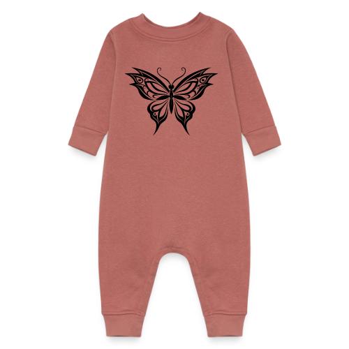 Stenciled🦋 BUTTERFLY - Baby Fleece One Piece