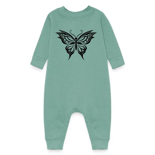 Stenciled🦋 BUTTERFLY - Baby Fleece One Piece