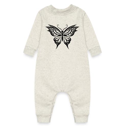 Stenciled🦋 BUTTERFLY - Baby Fleece One Piece