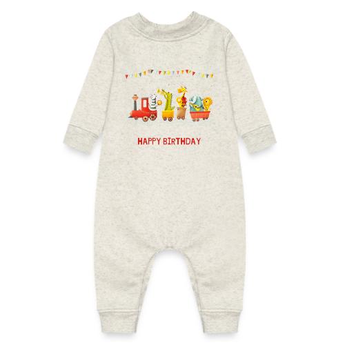 Happy birthday - Baby Fleece One Piece
