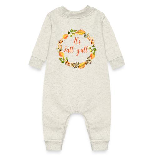 It's fall yall - Baby Fleece One Piece