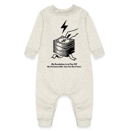 Christmas Bills T-Shirt - Baby Fleece One Piece