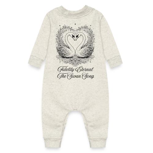 Poetic Swan T-Shirt - Baby Fleece One Piece