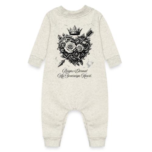 Royal Heart T-Shirt, Mug, & Leggings - Baby Fleece One Piece
