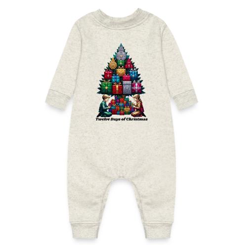 Twelve Days of Gifts T-Shirt - Baby Fleece One Piece