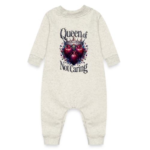 Queen of Not Caring T-Shirt - Baby Fleece One Piece