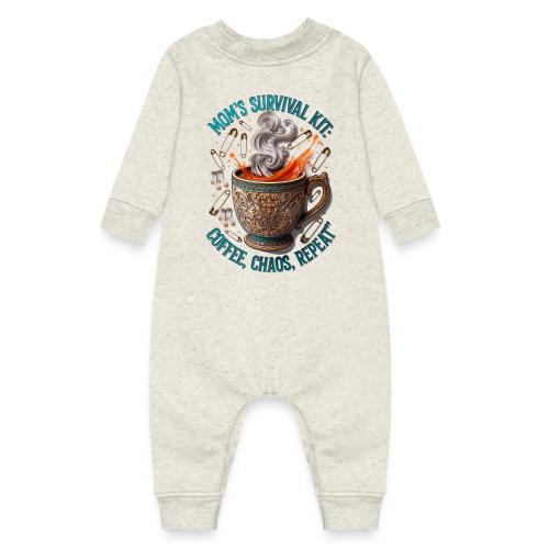 Mom's Survival Kit Tee | Coffee Chaos - Baby Fleece One Piece