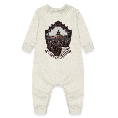 Sermon on the Mount T Shirt, Christian Faith Gift - Baby Fleece One Piece