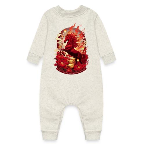 Year of the Horse Ascent T Shirt, Lunar New Year - Baby Fleece One Piece