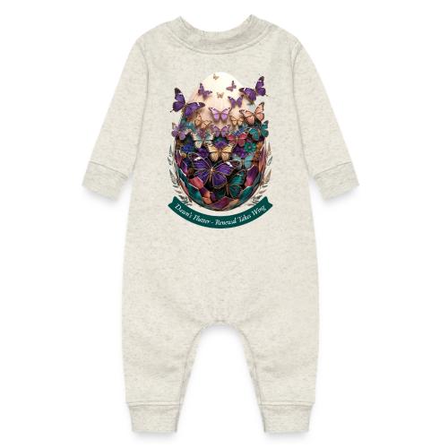 Easter Dawn's Flutter Butterfly T Shirt, Gift - Baby Fleece One Piece