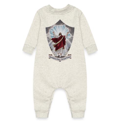 Easter Ascended in Glory T Shirt,Resurrection Gift - Baby Fleece One Piece