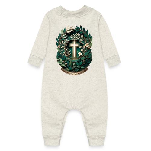 Easter Ever Green in Glory Laurel T Shirt, Gift - Baby Fleece One Piece