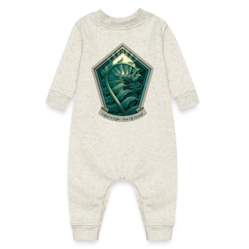 Easter Unfurl in Light Fern T Shirt, Spring Gift - Baby Fleece One Piece