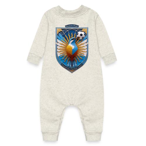 Argentina Hornero Soccer T Shirt, Football Gift - Baby Fleece One Piece