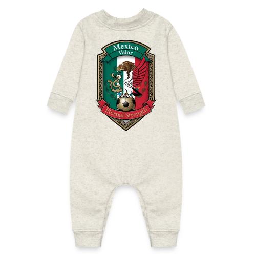 Mexico Eagle Valor T-Shirt, Pride Badge Gift - Baby Fleece One Piece