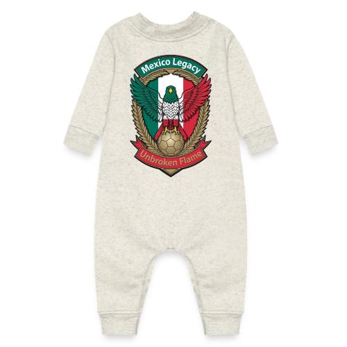 Mexico Eagle Legacy T-Shirt, Mexican Pride Gift - Baby Fleece One Piece