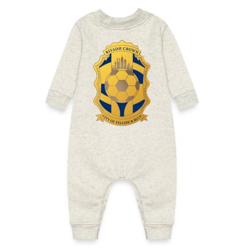 Riyadh Crown T Shirt, Modern Desert Pride Gift - Baby Fleece One Piece