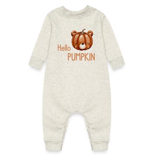 Hello Pumpkin - Baby Fleece One Piece