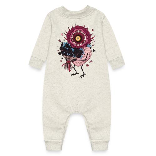 Gothic Valentine Eldritch Bloom – Dark Rom - Baby Fleece One Piece