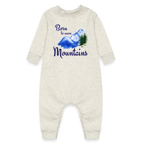 Born to move mountains - Baby Fleece One Piece