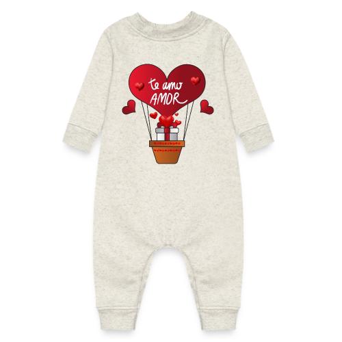Fashion Valentine's Day Hearts, Gifts February 14 - Baby Fleece One Piece